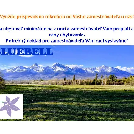 Kwatera prywatna Bluebell Mięguszowce